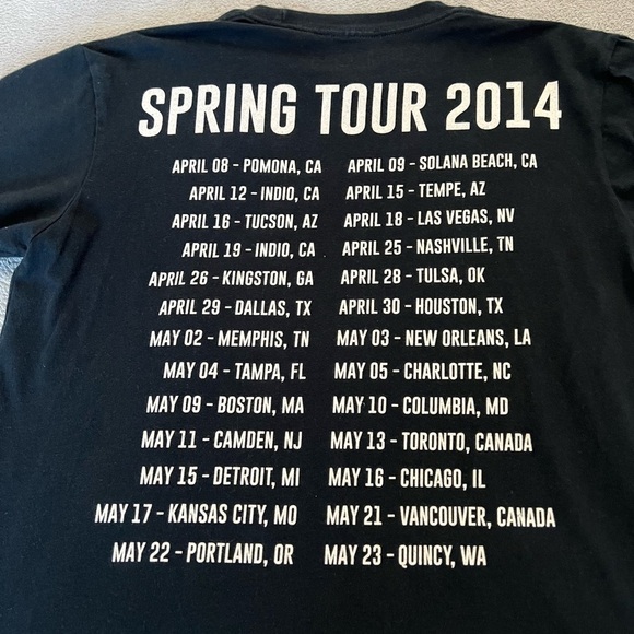 Foster The People Spring Tour Tee Size XS - Picture 4 of 5
